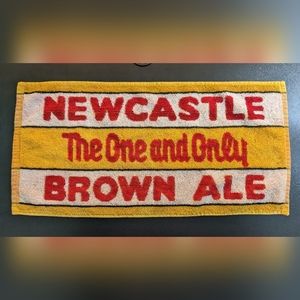 Authentic Newcastle Brown Ale bar towel 15" x 9"